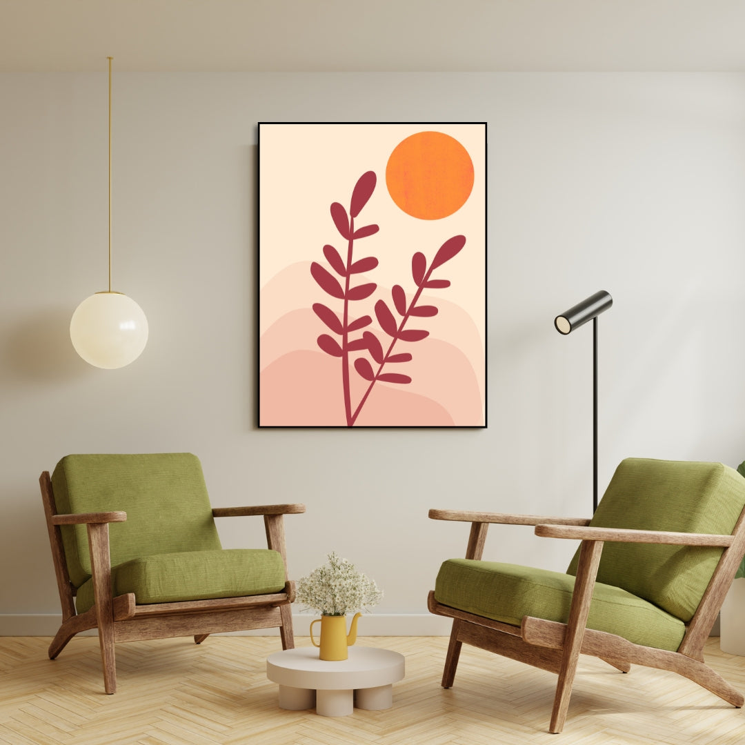 Roze planen in de bohemian zon - AkoestischeMuur