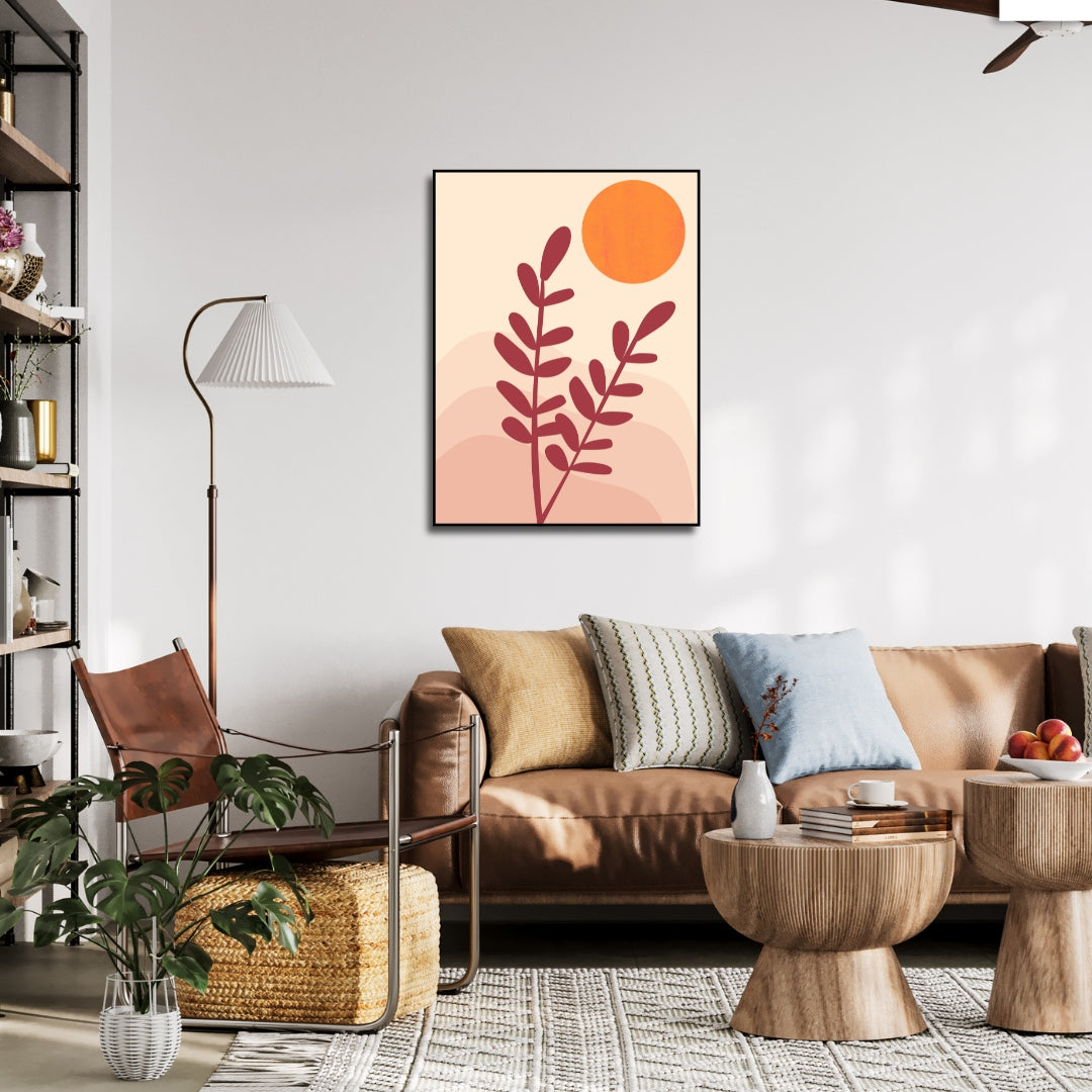 Roze planen in de bohemian zon - AkoestischeMuur