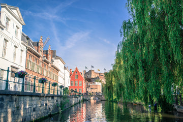 Akoestisch schilderij met Gentse kanaal – stadsfotografie