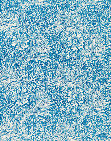 Akoestisch schilderij met Goudsbloemen – patroonkunst