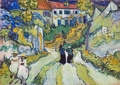 Akoestisch schilderij met Trappen in Auvers