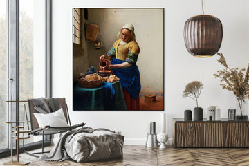 Het Melkmeisje - Johannes Vermeer - AkoestischeMuur