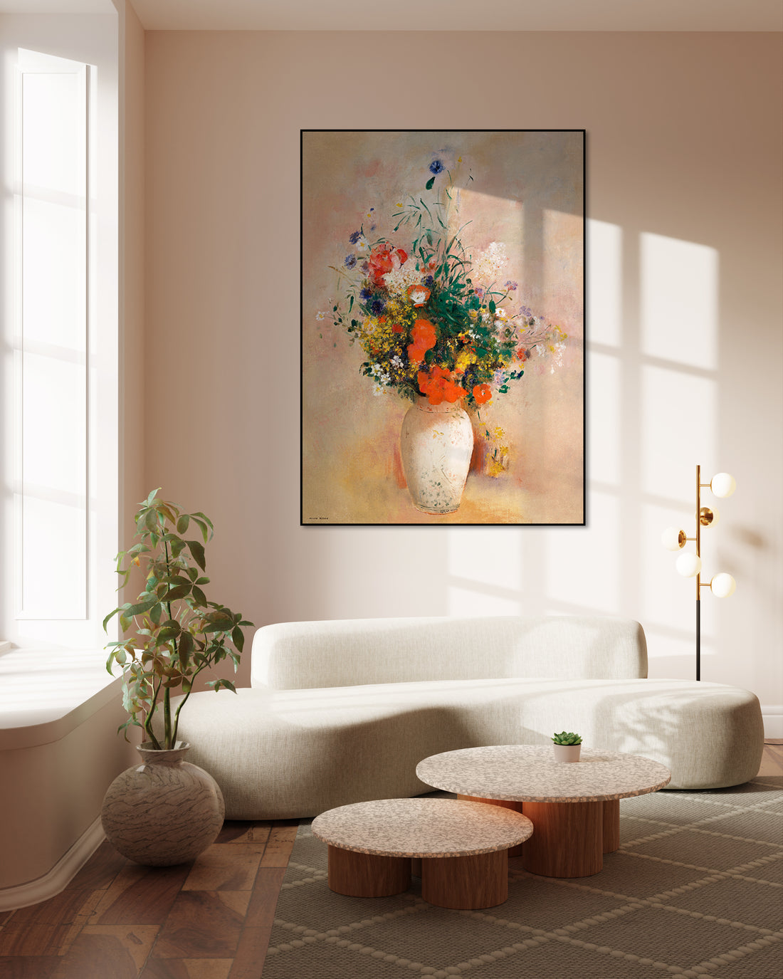 Vaas met bloemen - Odilon Redon - AkoestischeMuur