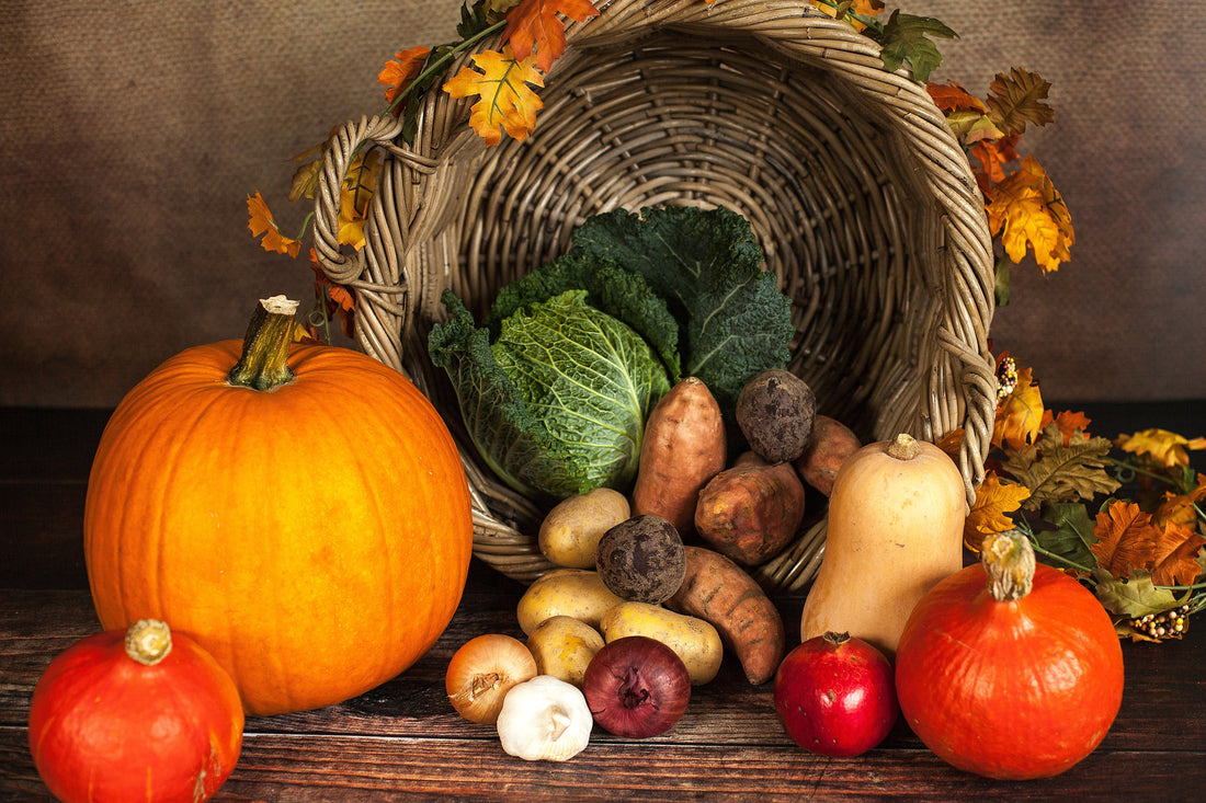 Variatie van herfst groenten - AkoestischeMuur