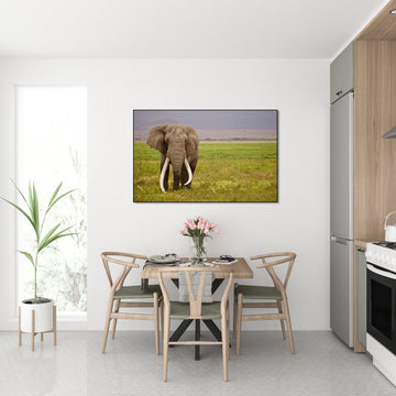 Akoestisch schilderij in keuken