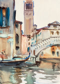 Een brug in Venetië - John Singer Sargent - AkoestischeMuur