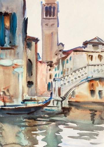 Een brug in Venetië - John Singer Sargent - AkoestischeMuur