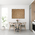 Akoestisch schilderij met Abstract opgerolde Touw - Keuken
