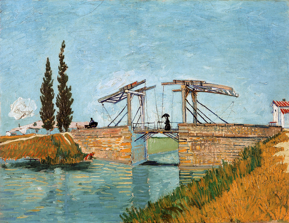 Akoestisch schilderij met Brug van Langlois – Van Gogh