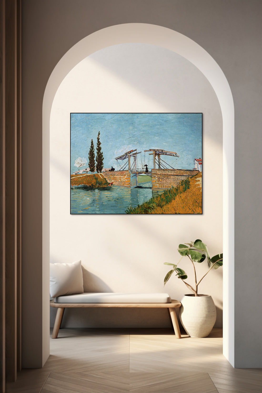Akoestisch schilderij met Brug van Langlois – Van Gogh