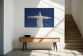 Akoestisch schilderij met Christus de Verlosser in Brazilië - iconisch wereldwonder - Hal