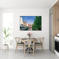 Akoestisch schilderij met Gentse kanaal – stadsfotografie - Keuken