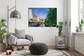 Akoestisch schilderij met Gentse kanaal – stadsfotografie - Woonkamer 2