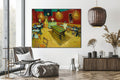 Akoestisch schilderij met Het nachtcafé – Van Gogh - Woonkamer