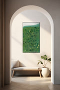 Akoestisch schilderij met Imitatie Gesneden Steen Wand - Hal