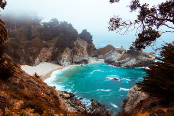 Akoestisch schilderij met Julia Pfeiffer Park – Big Sur