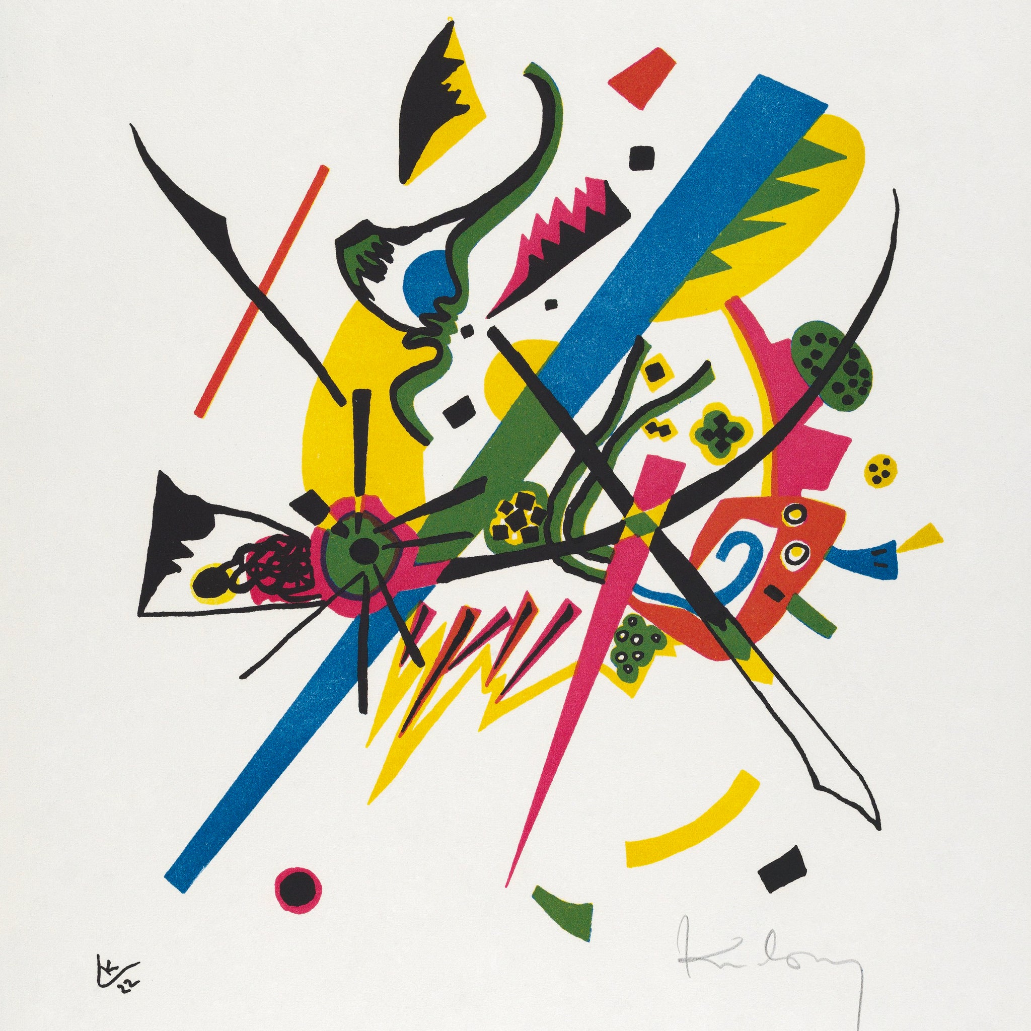 Akoestisch schilderij met Kleine Welten I – surrealisme