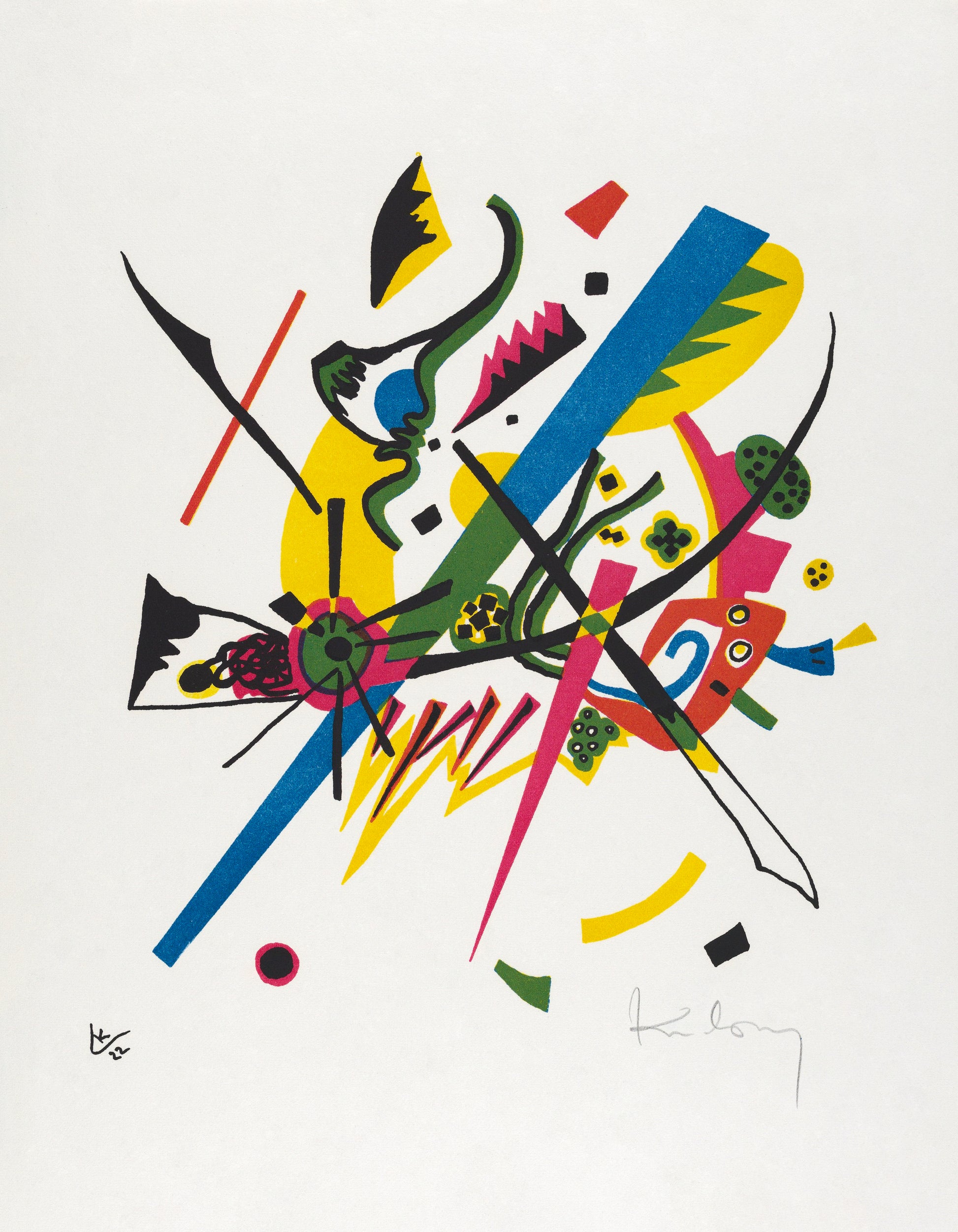 Akoestisch schilderij met Kleine Welten I – surrealisme