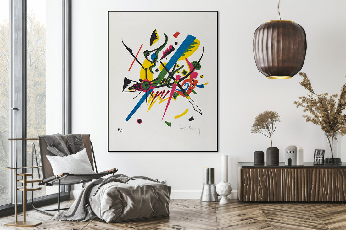 Akoestisch schilderij met Kleine Welten I – surrealisme