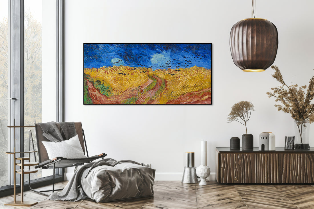 Akoestisch schilderij met Korenveld met Kraaien - Vincent van Gogh