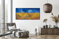 Akoestisch schilderij met Korenveld met Kraaien - Vincent van Gogh - Woonkamer