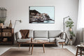 Akoestisch schilderij met Kuststad in Italië - Manarola - Woonkamer