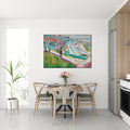 Akoestisch schilderij met Landschap van Kragerø - Keuken