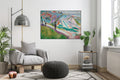 Akoestisch schilderij met Landschap van Kragerø - Woonkamer