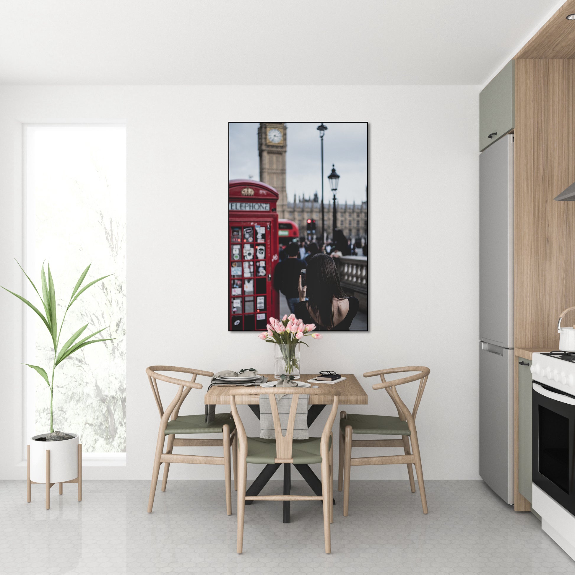Akoestisch schilderij met Londen – iconisch stadsgezicht - Keuken
