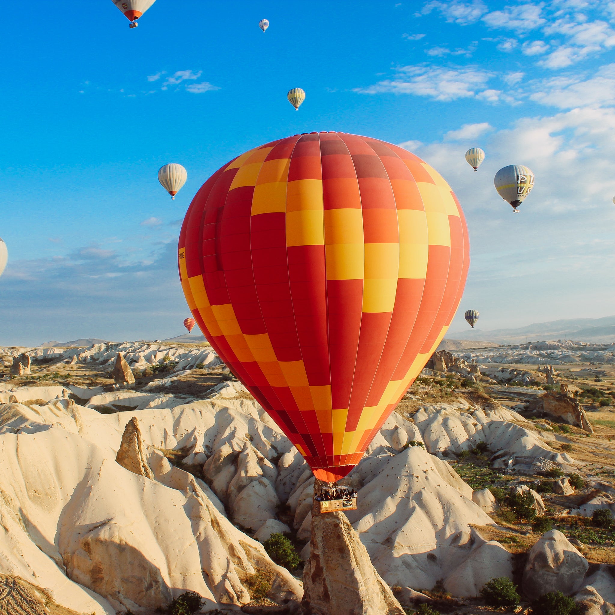 Akoestisch schilderij met Luchtballonnen – hemelkunst