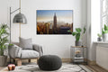 Akoestisch schilderij met Manhattan – stadsgezicht NYC - Woonkamer 2