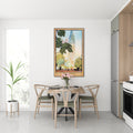 Akoestisch schilderij met Metropolitan Tower zomeravond - Keuken