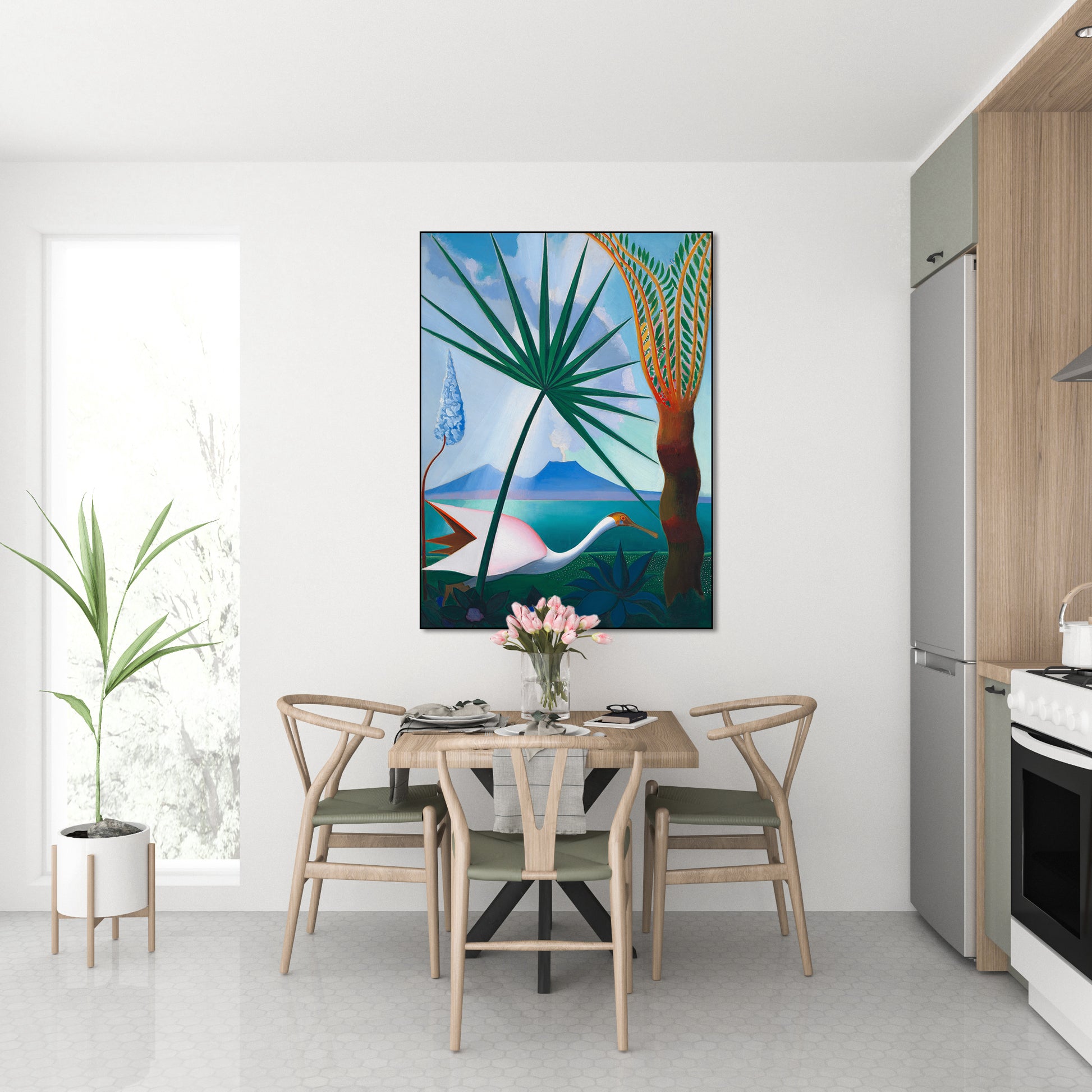Akoestisch schilderij met Napolitaans lied – schilderij - Keuken 2