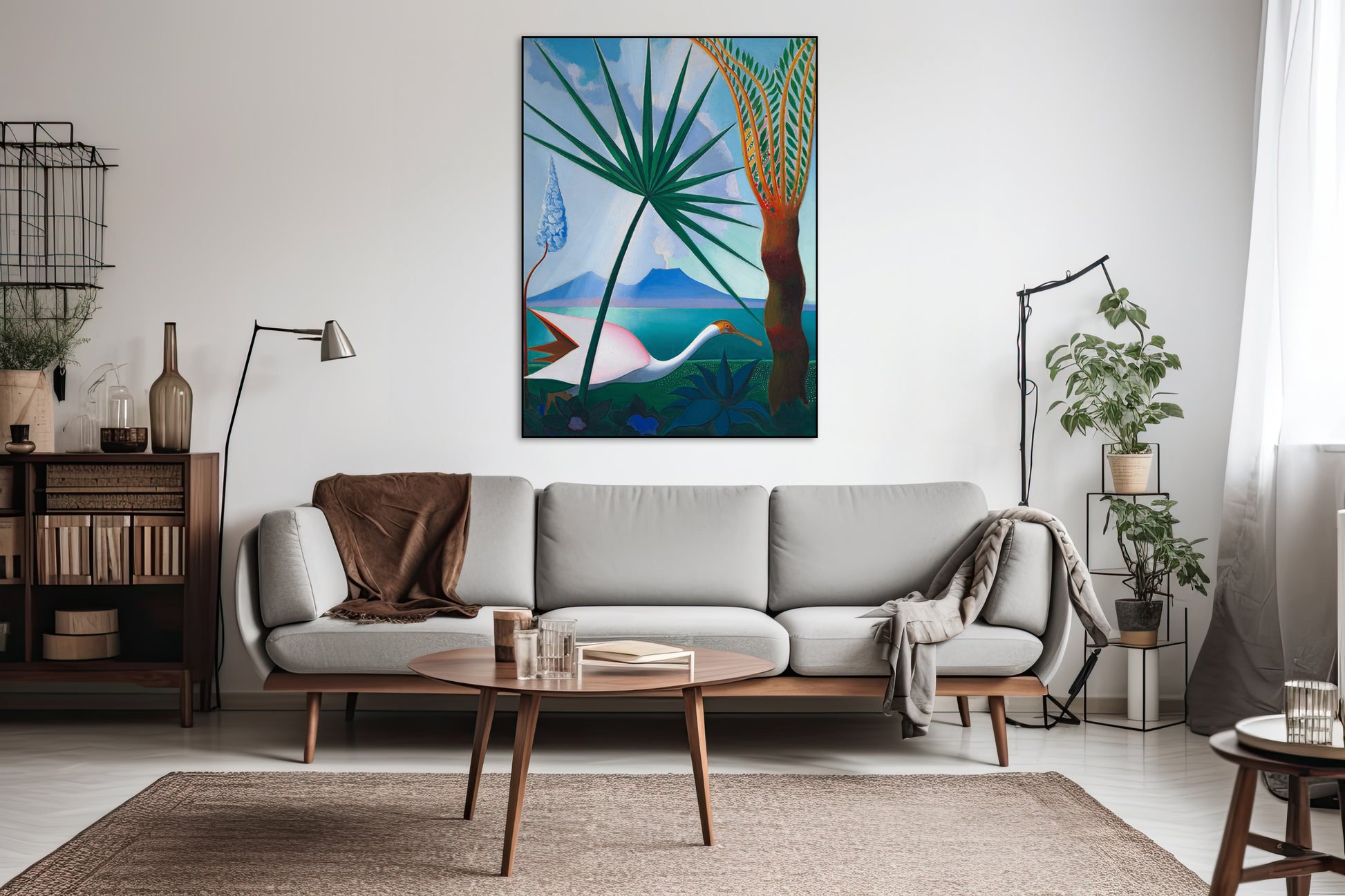 Akoestisch schilderij met Napolitaans lied – schilderij - Woonkamer 2