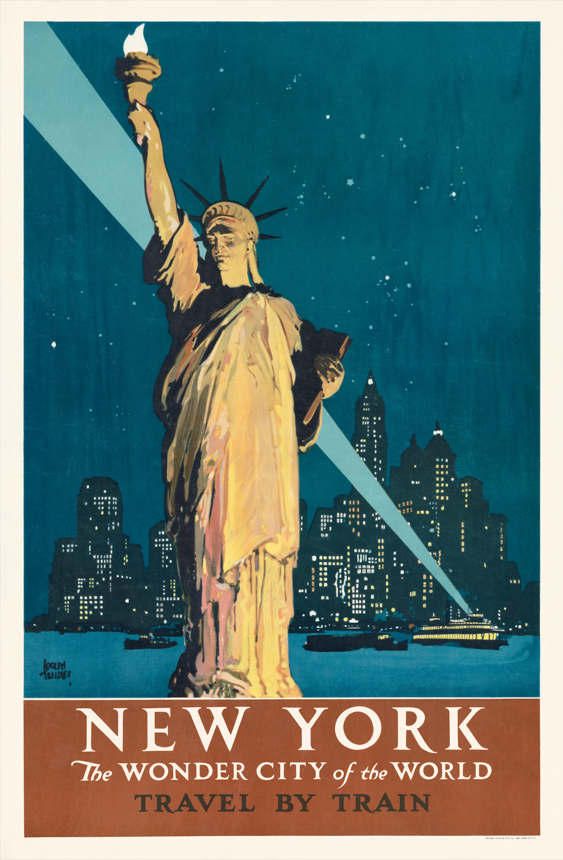 Akoestisch schilderij met New York – wonderstad kunst