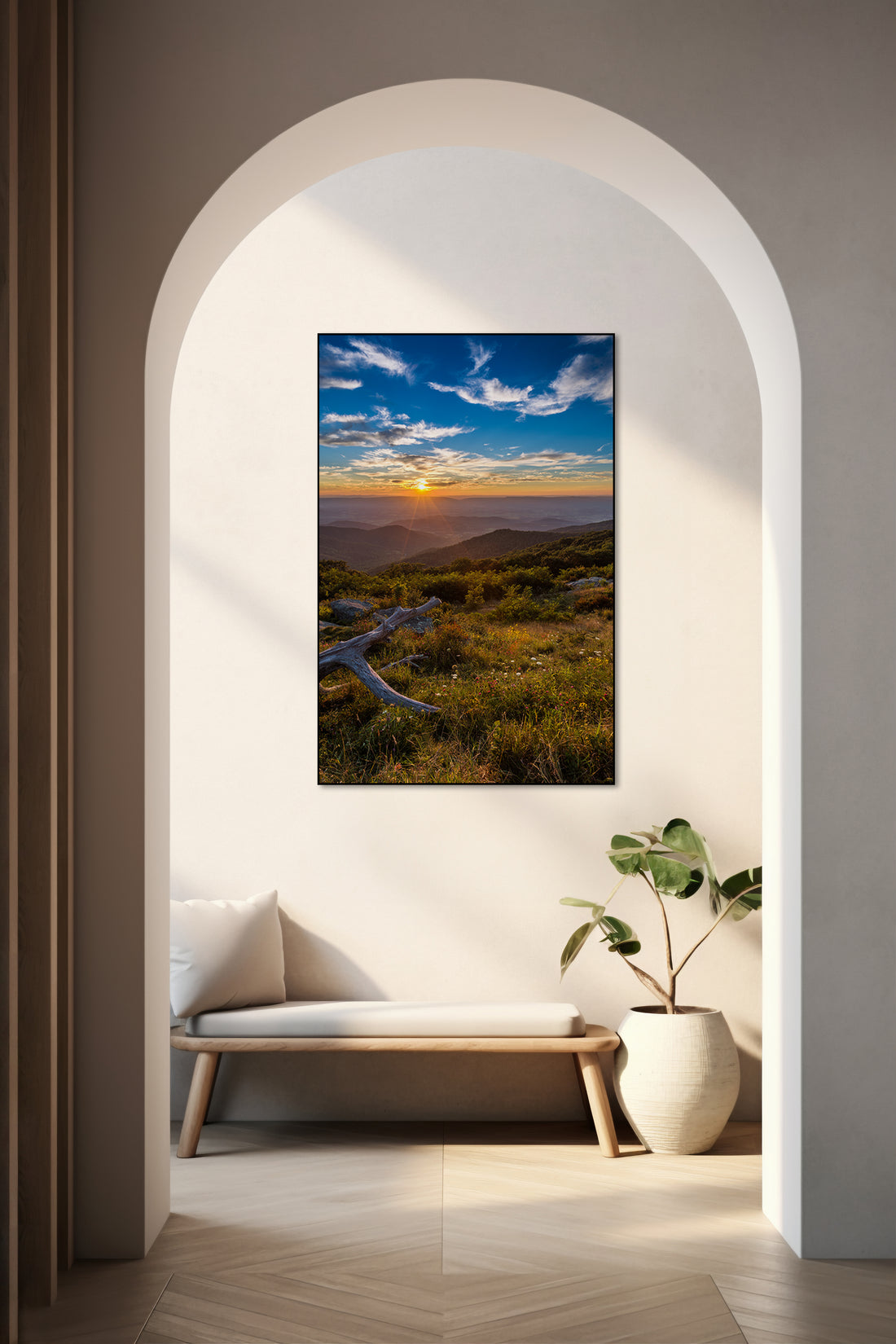Akoestisch schilderij met Ochtendhemel 