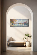 Akoestisch schilderij met Pont des Arts – Parijs schilderij - Hal