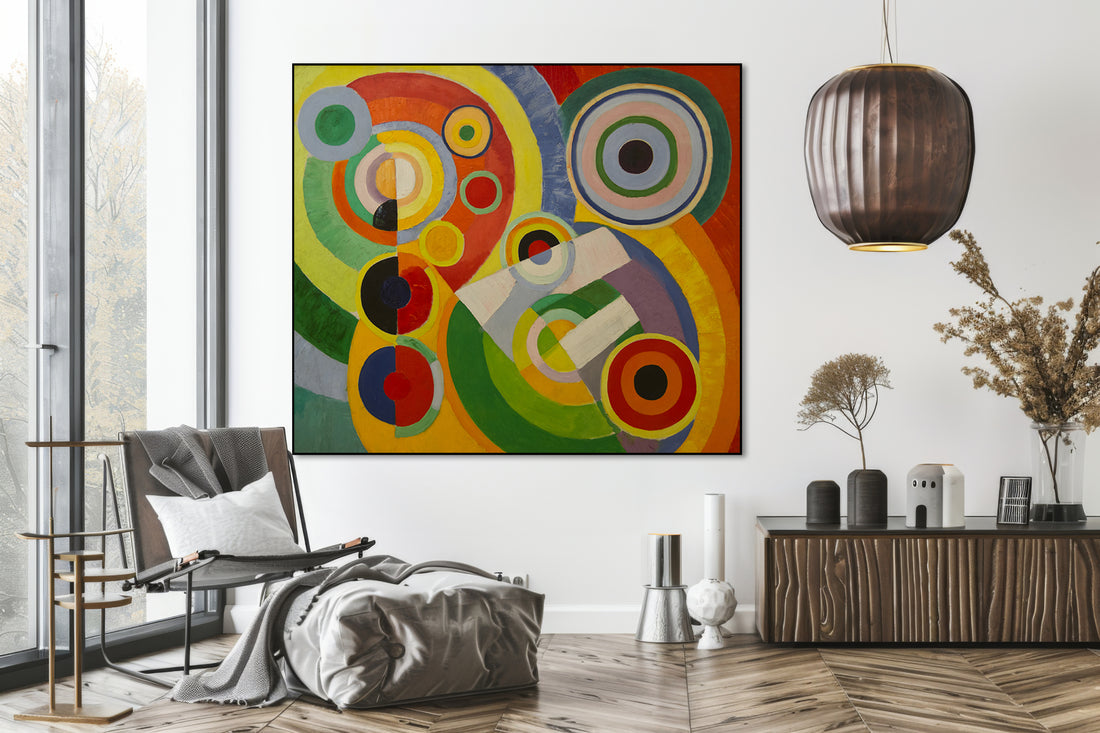 Akoestisch schilderij met Rythme, Joie de Vivre - Robert Delaunay