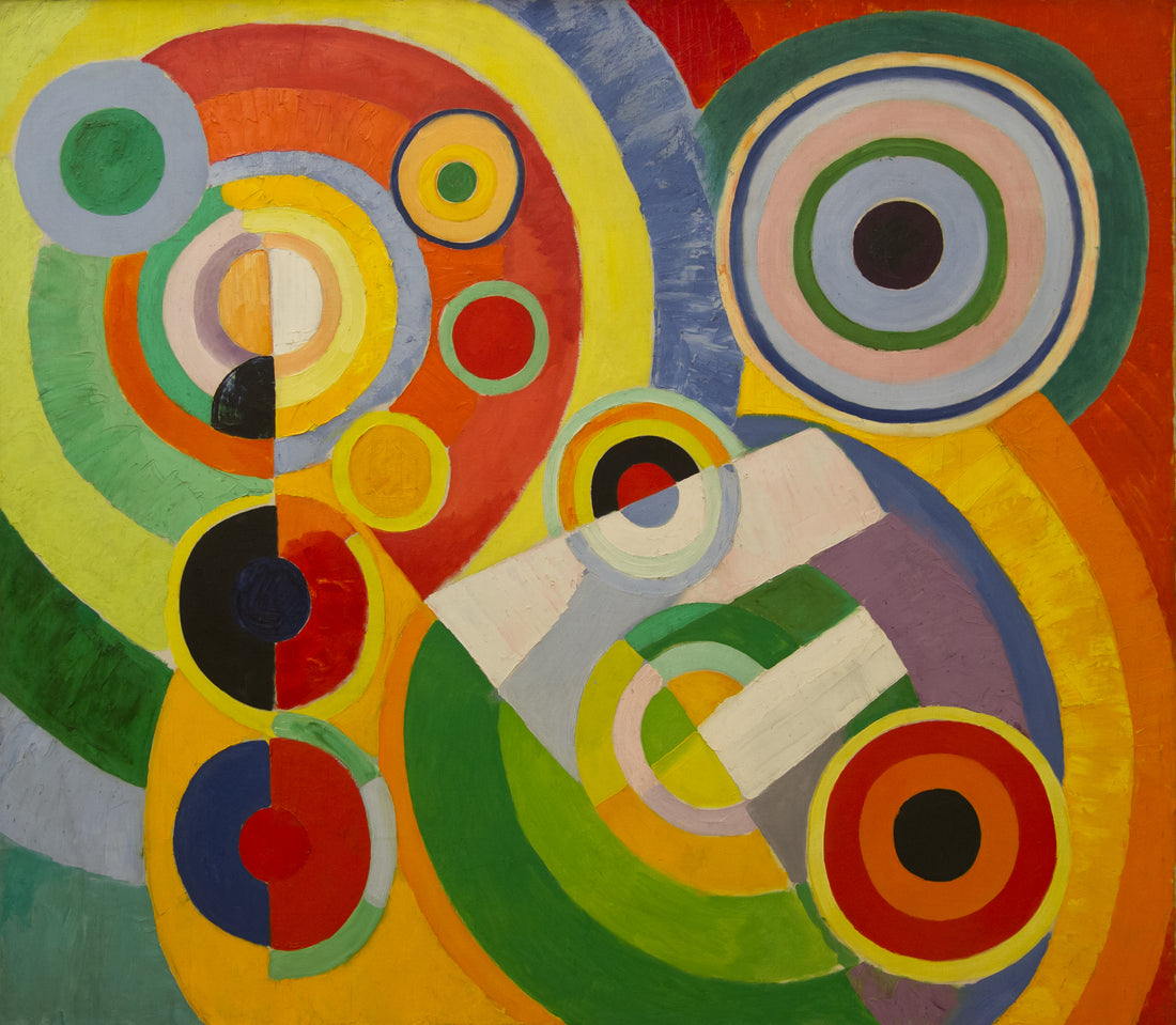 Akoestisch schilderij met Rythme, Joie de Vivre - Robert Delaunay
