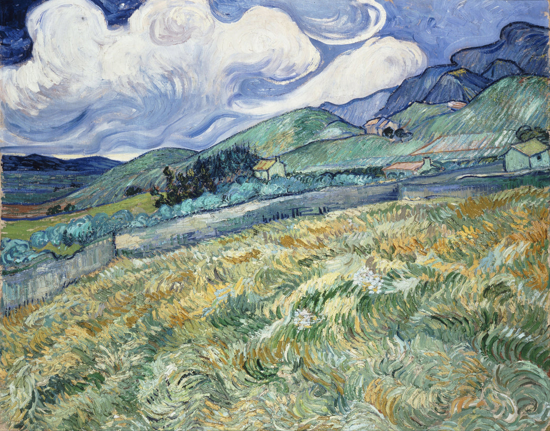 Akoestisch schilderij met Saint-Rémy – landschap Van Gogh