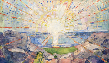 Akoestisch schilderij met Solenintro - Abstract en kleurrijk