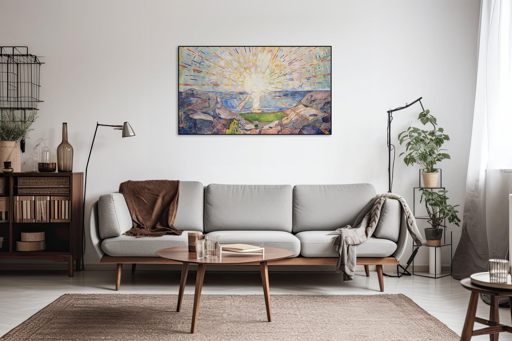 Akoestisch schilderij met Solenintro - Abstract en kleurrijk - Woonkamer 2