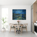 Akoestisch schilderij met Sterrennacht boven de Rhône - Vincent van Gogh - Keuken