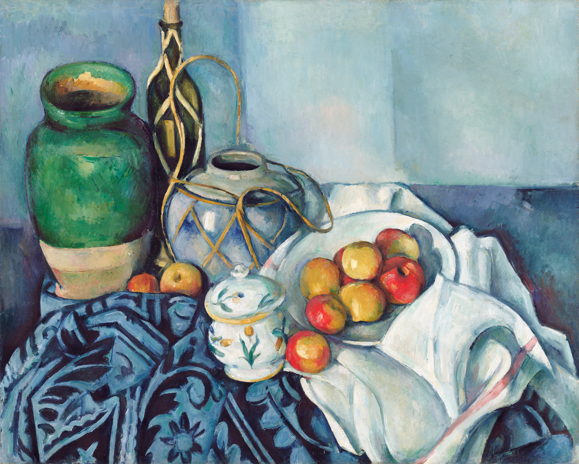 Akoestisch schilderij met Stilleven met Appels