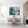 Akoestisch schilderij met Stilleven met Appels - Keuken