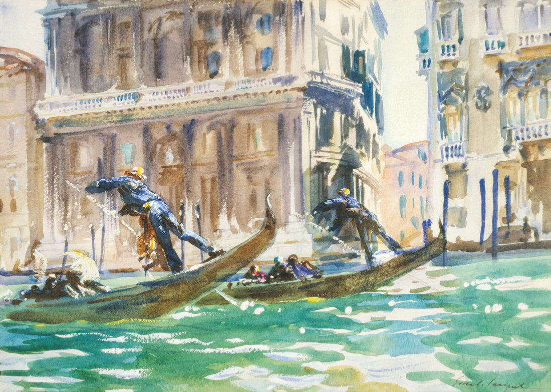 Akoestisch schilderij met Uitzicht op Venetië - John Singer Sargent