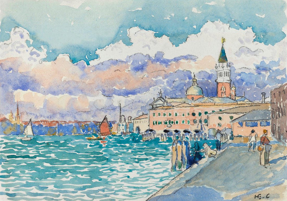 Akoestisch schilderij met Venetië (1903) - Henri-Edmond Cross