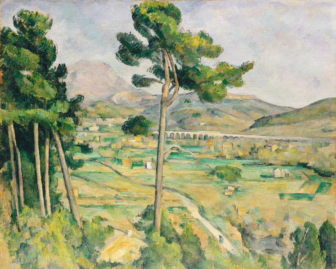 Akoestisch schilderij met Viaduct bij Mont Sainte-Victoire