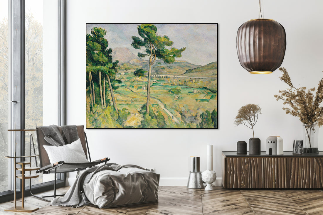 Akoestisch schilderij met Viaduct bij Mont Sainte-Victoire