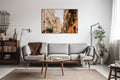 Akoestisch schilderij met Vintage neighborhood in Cagliari - Woonkamer 3